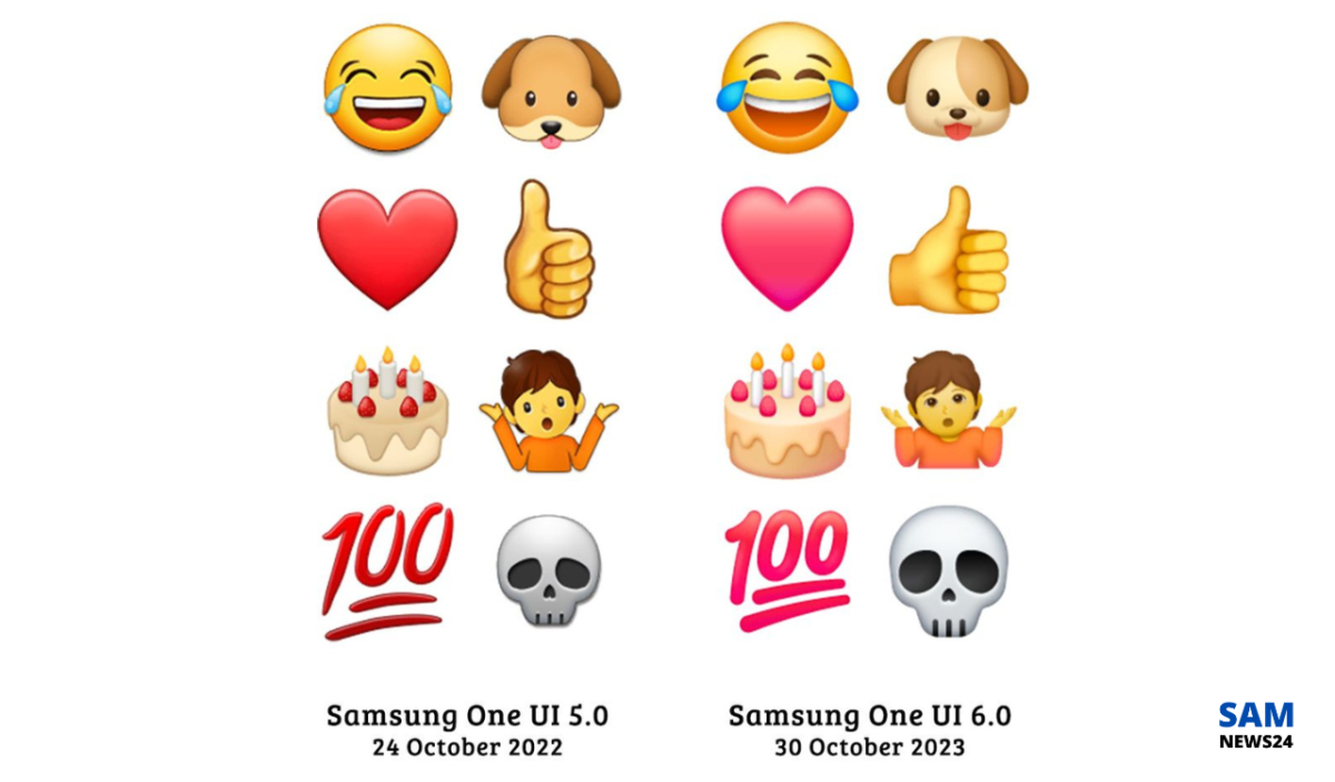Samsung One UI 6.0 debuts 118 new emojis