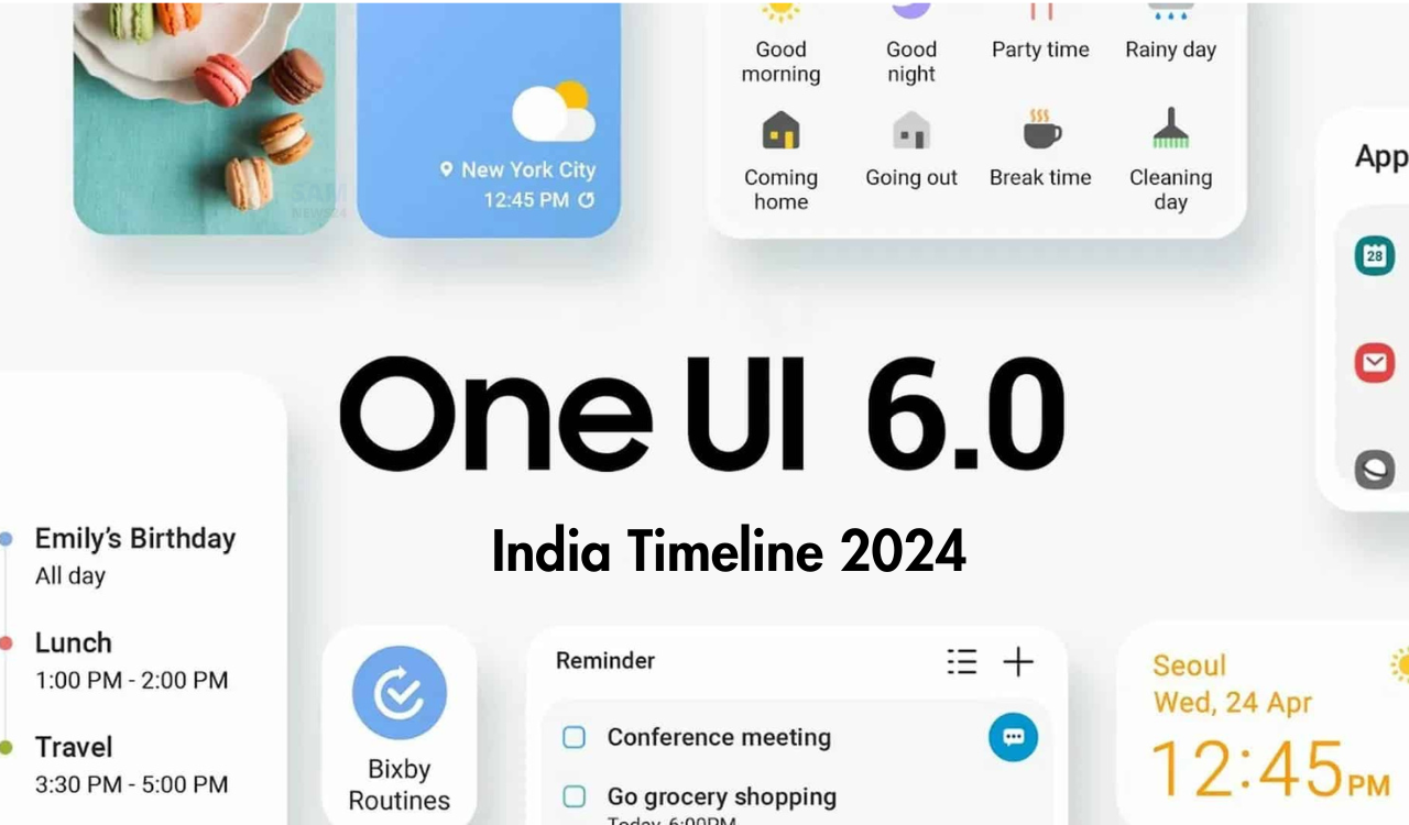Samsung One UI 6 update timeline for Indian users
