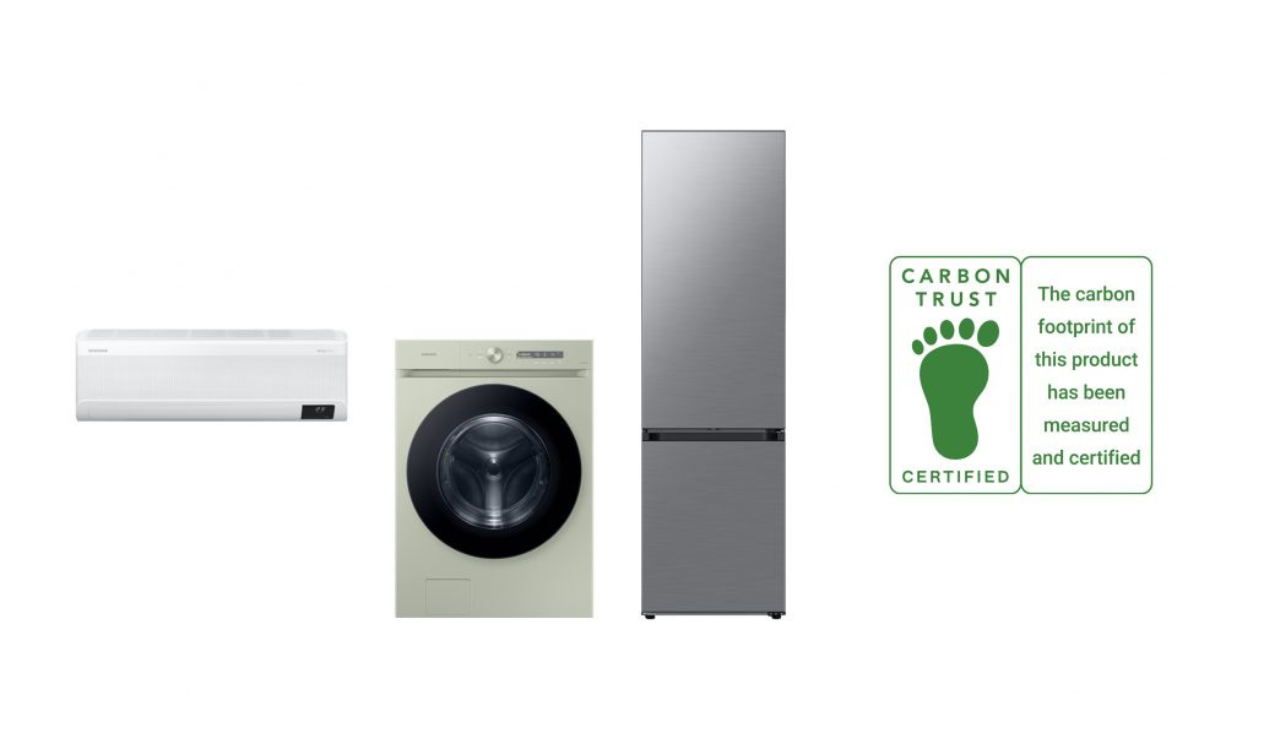 Samsung Home Appliances Obtains UK Carbon Footprint Certification