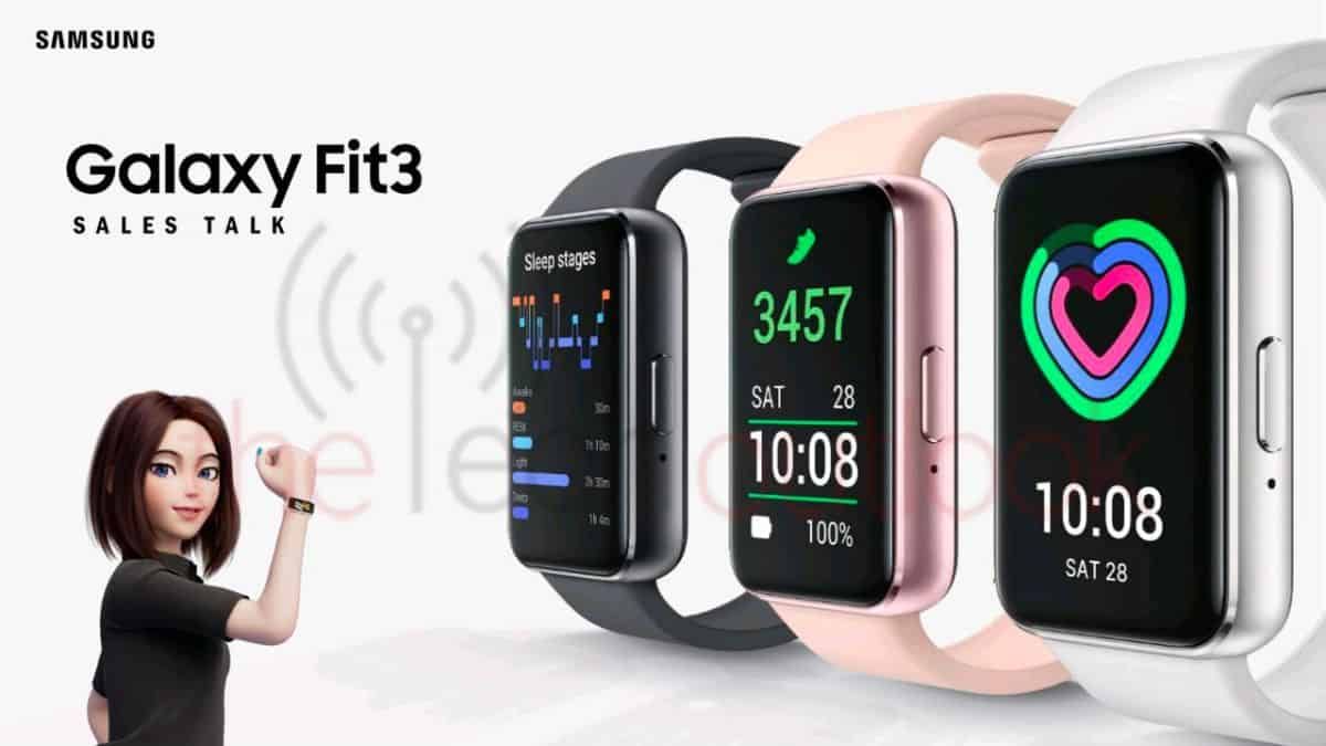 Samsung Galaxy Fit 3 fitness tracker promotional material 8