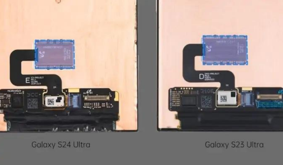 Samsung updated this component within the Galaxy S24 Ultra