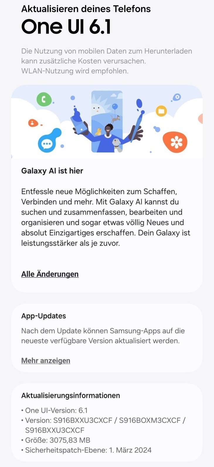 Galaxy AI Update