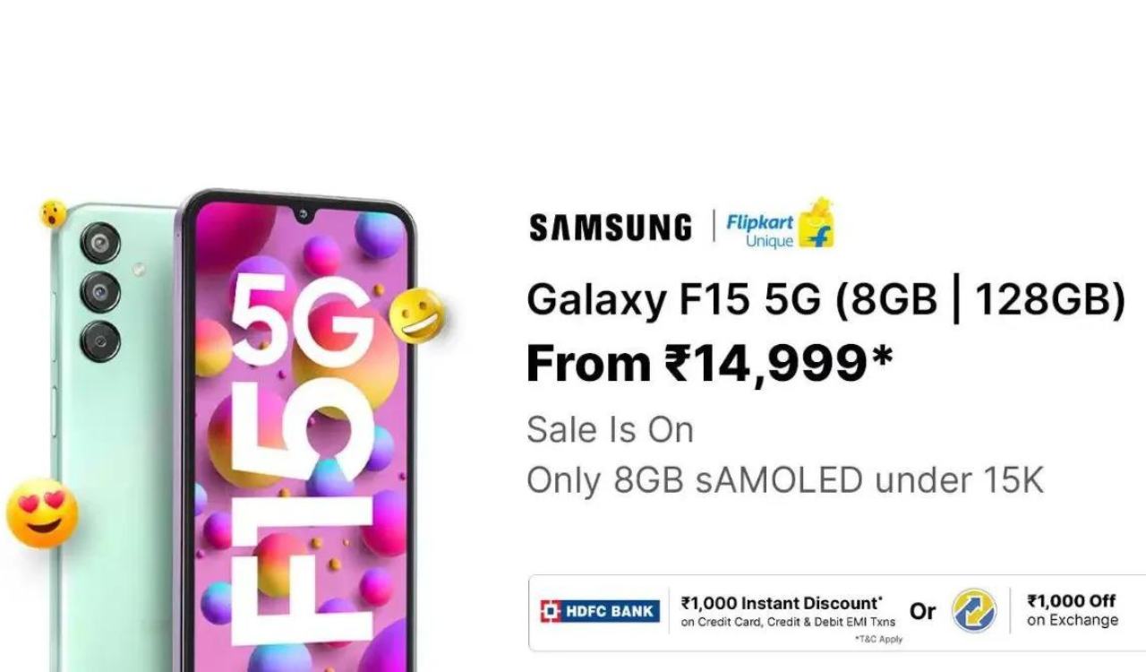 Samsung Galaxy F15 5G 8GB RAM